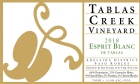Tablas Creek Esprit de Tablas Blanc (375ML half-bottle) 2018  Front Label