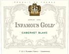 Notorious Wines Infamous Gold Cabernet Blanc 2019  Front Label