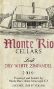 Monte Rio Lodi Dry White Zinfandel 2019  Front Label