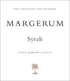 Margerum Santa Barbara Syrah 2018  Front Label