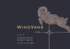 WindVane Estate Grown Pinot Noir 2015 Front Label