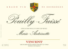 Famille Vincent Pouilly-Fuisse Marie Antoinette (375ML half-bottle) 2014 Front Label