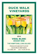 Duck Walk Vidal Blanc Ice Wine (375ML half-bottle) 2014  Front Label