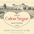 Chateau Calon-Segur (3 Liter Bottle) 2016  Front Label