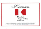 Keenan Carneros Merlot 2015  Front Label