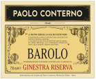 Paolo Conterno Barolo Ginestra Riserva 2013  Front Label