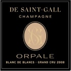 De Saint-Gall Orpale Blanc de Blancs Grand Cru Brut 2008  Front Label