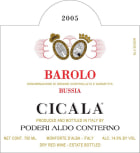 Aldo Conterno Barolo Bussia Cicala 2005  Front Label