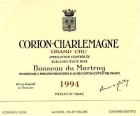 Bonneau du Martray Corton Charlemagne Grand Cru 1994 Front Label