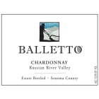 Balletto Winery Russian River Chardonnay 2016  Front Label