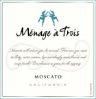 Menage a Trois Moscato 2018  Front Label