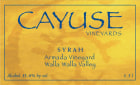 Cayuse Armada Syrah 2008  Front Label
