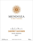Mendoza Vineyards Gran Reserva Cabernet Sauvignon 2017  Front Label