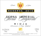 Familia Escudero Serna Imperial Reserva 2010  Front Label