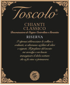 Toscolo Chianti Classico Riserva 2013  Front Label