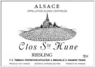 Trimbach Clos Ste. Hune 2017  Front Label