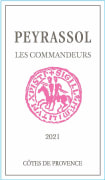 Peyrassol Les Commandeurs Rose 2021  Front Label