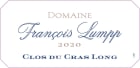 Domaine Francois Lumpp Givry Clos du Cras Long Premier Cru 2020  Front Label