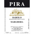 Luigi Pira Barolo Margheria 2015  Front Label