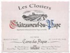 Caves des Papes Chateauneuf-du-Pape - Les Closiers (bin soiled label) 1998 Front Label