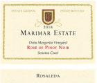 Marimar Estate Dona Margarita Vineyard Rosaleda Rose of Pinot Noir 2018  Front Label