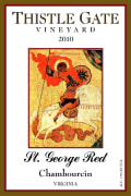 Thistle Gate Vineyard St George Chambourcin 2010 Front Label