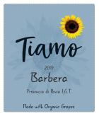 Tiamo Barbera 2018  Front Label