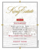 King Estate Backbone Pinot Noir 2015  Front Label