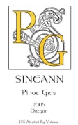 Sineann Pinot Gris 2005  Front Label