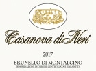 Casanova di Neri Brunello di Montalcino White Label (1.5 Liter Magnum) 2017  Front Label