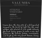 Yalumba Steeple Vineyard Shiraz 2015  Front Label