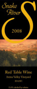 Snake River Winery Red 2008 Front Label