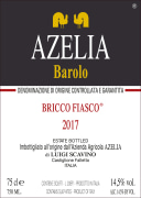 Azelia Barolo Bricco Fiasco 2017  Front Label