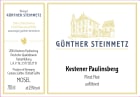 Weingut Gunther Steinmetz Kestener Paulinsberg Pinot Noir 2015 Front Label