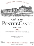 Chateau Pontet-Canet (scuffed labels) 2002  Front Label