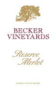 Becker Vineyards  Reserve Merlot 2014  Front Label