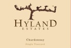 Hyland Estates Old Vine Chardonnay 2019  Front Label