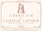 Chateau Latour  1993  Front Label