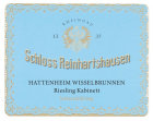 Schloss Reinhartshausen Hattenheim Wisselbrunnen Riesling Kabinett 2015  Front Label