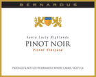 Bernardus Pisoni Vineyard Pinot Noir 2016  Front Label