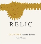 Relic Wine Cellars Old Vines Petite Sirah 2015  Front Label