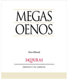 Skouras Megas Oenos Red 2019  Front Label