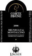 Corte Pavone Brunello di Montalcino 2006  Front Label