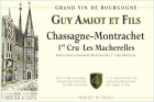 Guy Amiot Chassagne-Montrachet Les Macherelles Premier Cru 2014  Front Label