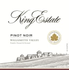 King Estate Willamette Valley Pinot Noir (375ML half-bottle) 2018  Front Label