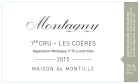 Maison de Montille Montagny Les Coeres Premier Cru 2015  Front Label