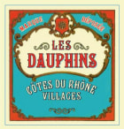Cellier des Dauphins Les Dauphins Marque Depose Cotes Du Rhone Village 2018  Front Label