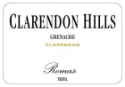 Clarendon Hills Romas Grenache 2002 Front Label