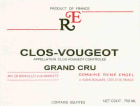 Rene Engel Clos Vougeot Grand Cru 2002  Front Label