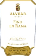 Alvear Fino En Rama 2018  Front Label